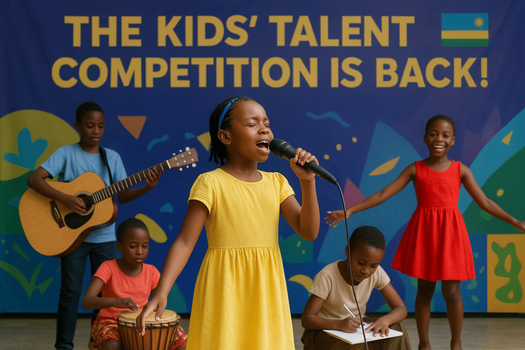 💫🇷🇼 The Kids’ Talent Competition is Back! 🎶🖌️✨ Now Returning for Its 8th Edition! 🌟🎤🎨
